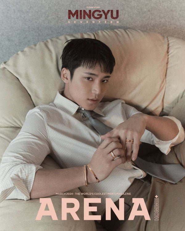 ARENA HOMME+ [2024, March] - COVER : SEVENTEEN MINGYU - KPOPHERO