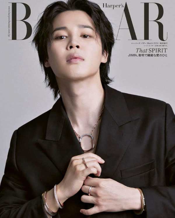 BAZAAR JAPAN [2023, March] - COVER : BTS JIMIN - KPOPHERO
